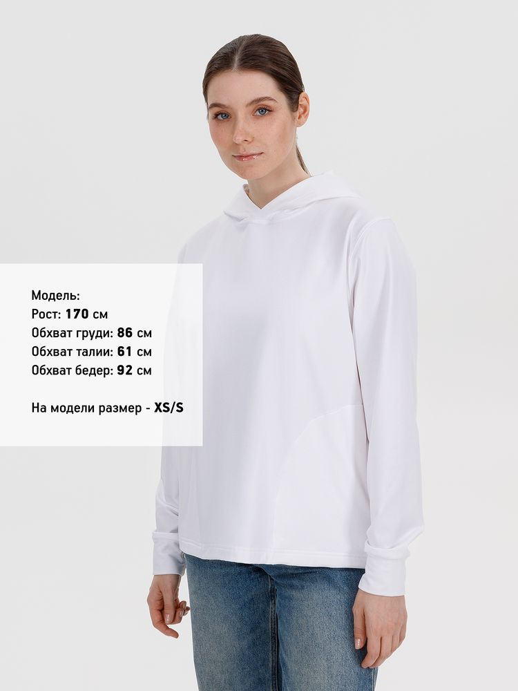 Худи унисекс Morfiss, белое — изображение 7