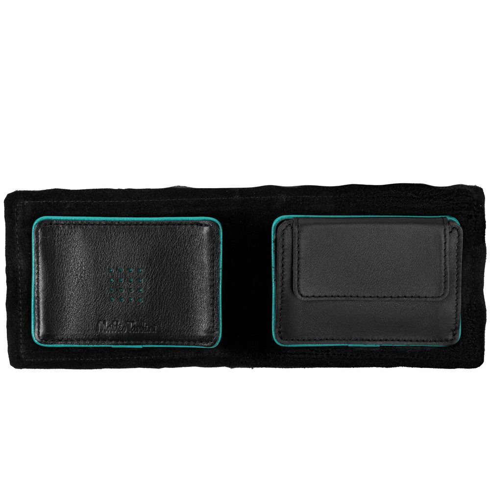 Кошелек Partinico, черный с бирюзовым — изображение 3