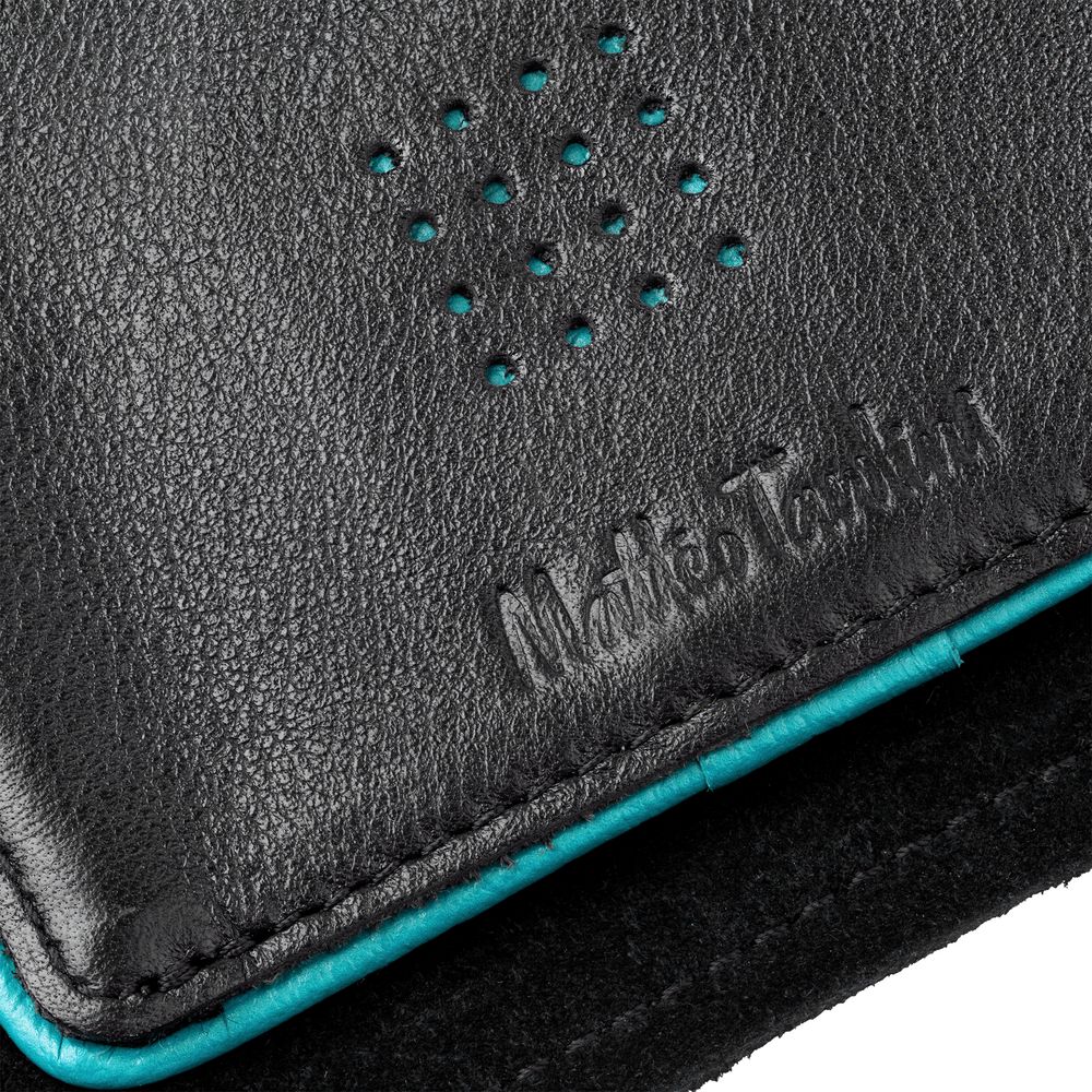 Кошелек Partinico, черный с бирюзовым — изображение 6