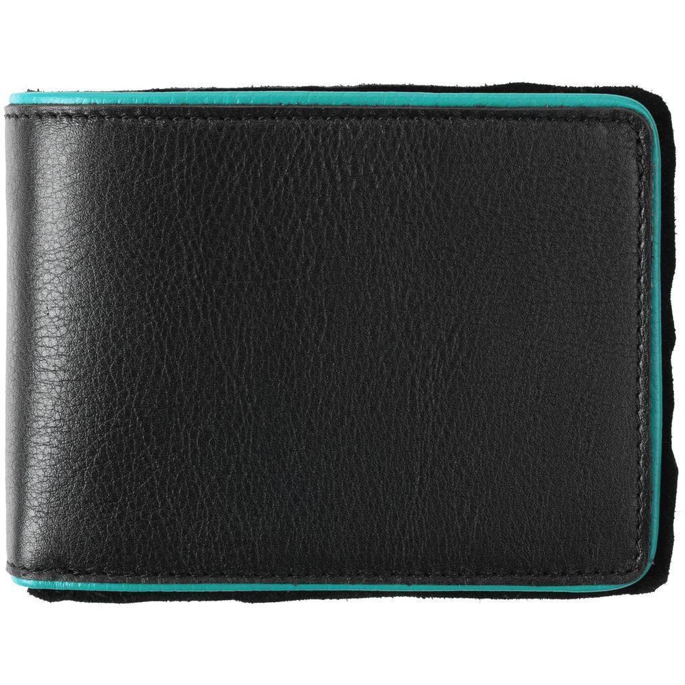 Кошелек Partinico, черный с бирюзовым — изображение 2