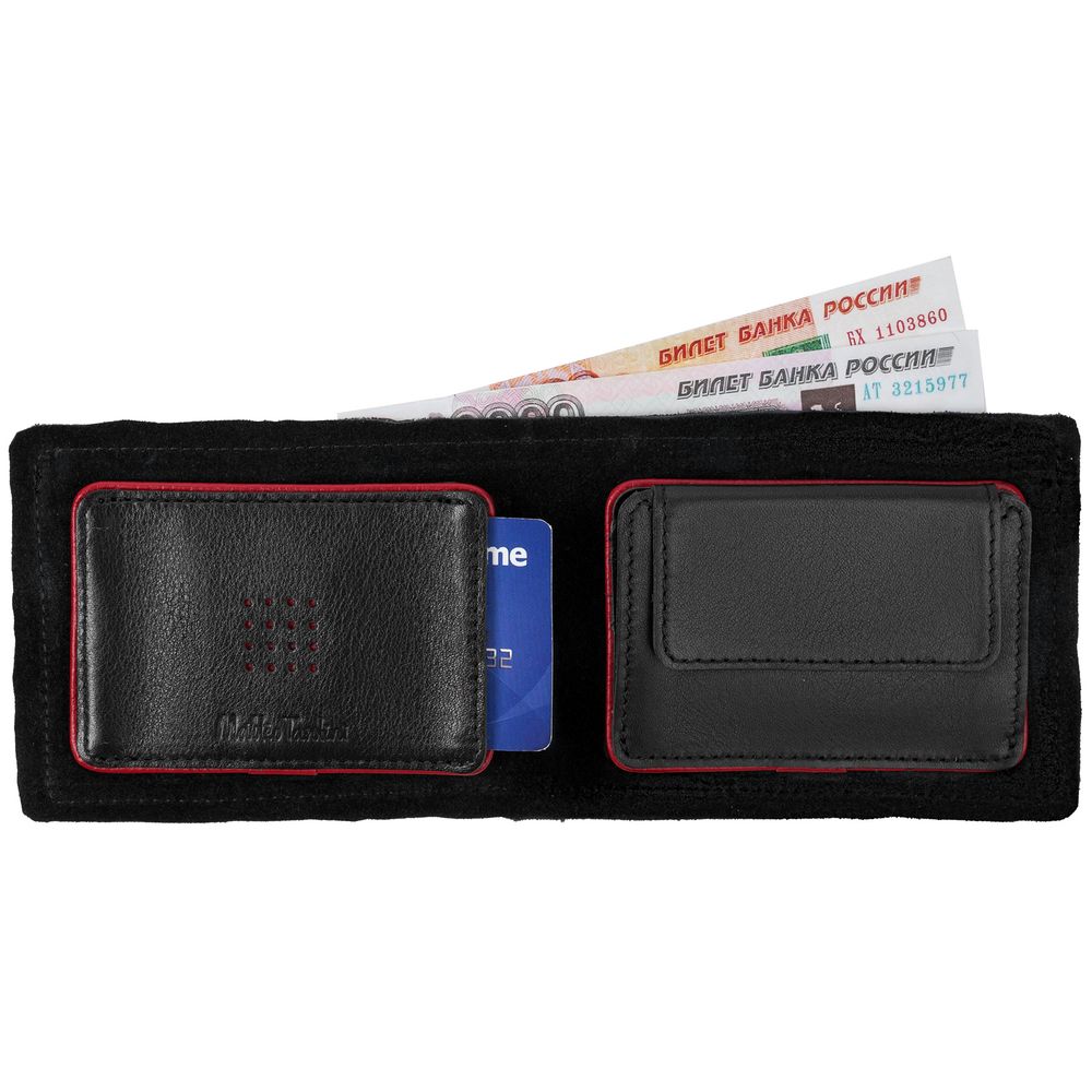 Кошелек Partinico, черный с красным — изображение 5
