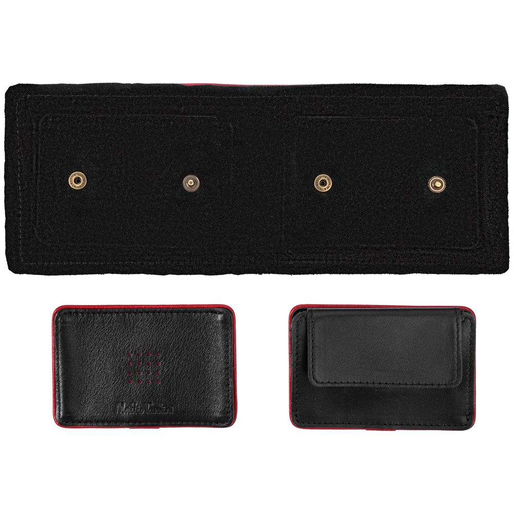 Кошелек Partinico, черный с красным — изображение 4