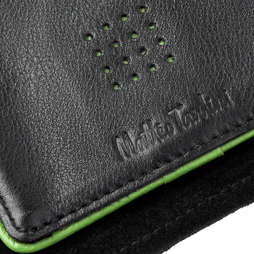 Кошелек Partinico, черный с зеленым — изображение 6