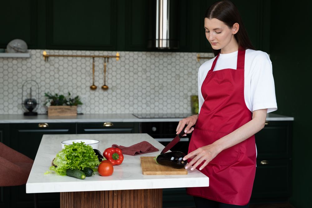 Фартук Neat, бордовый — изображение 3