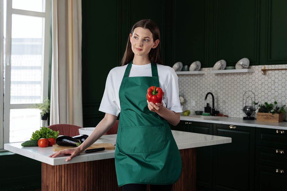 Фартук Neat, зеленый — изображение 5
