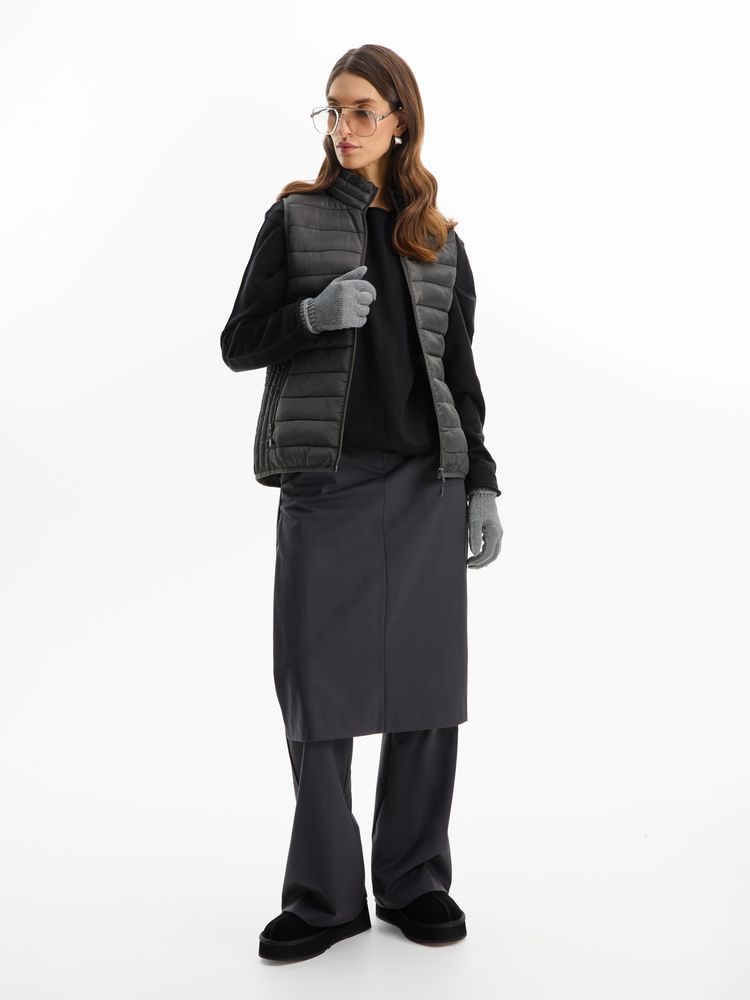 Перчатки Alpine, светло-серые — изображение 3