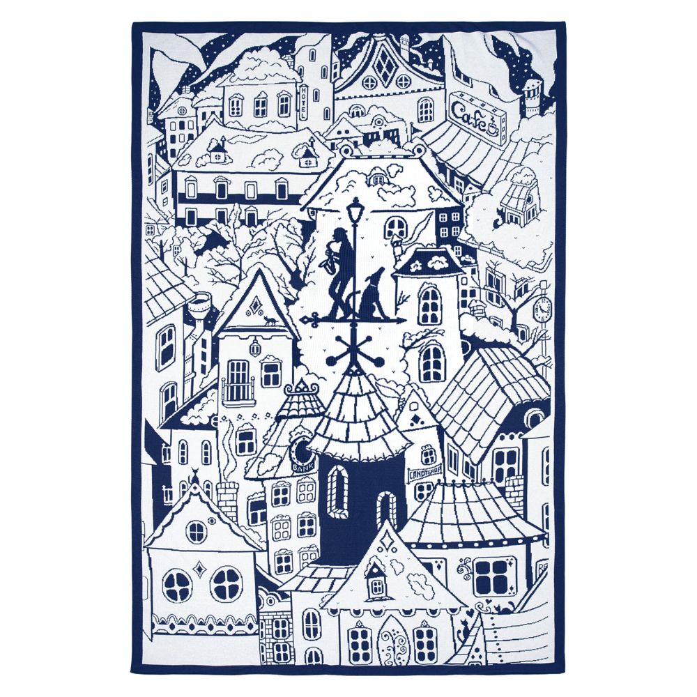 Плед на заказ Tricksy Net, 2 цвета, L, полушерсть — изображение 3