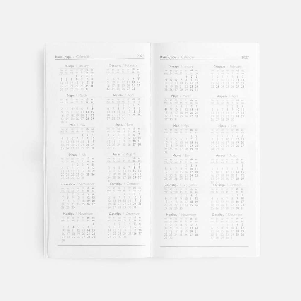 Еженедельник Baza, датированный, красный — изображение 9