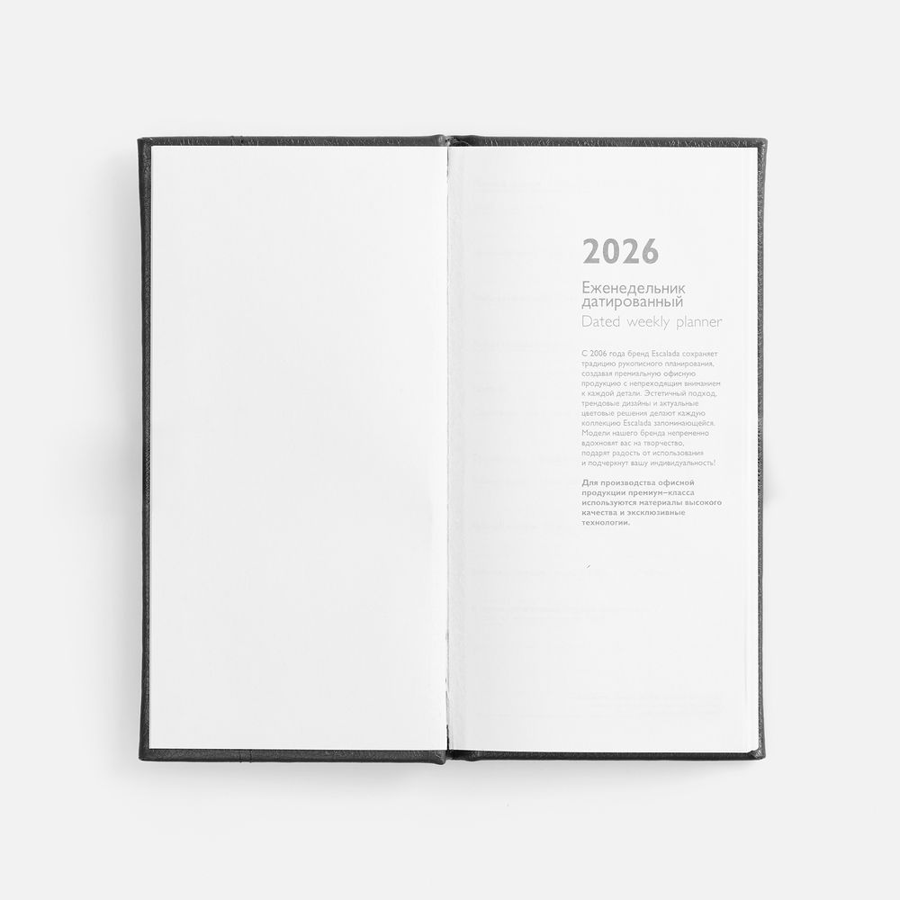 Еженедельник Baza, датированный, черный — изображение 7