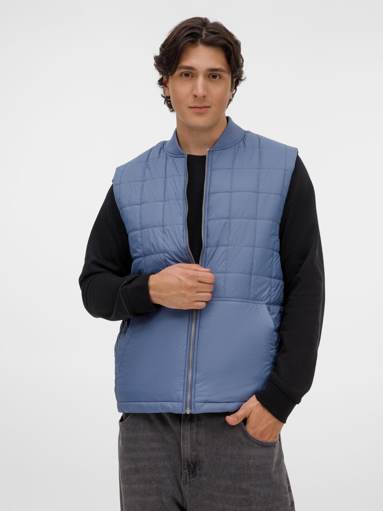 Жилет унисекс Warmbridge, синий (джинс) — изображение 6