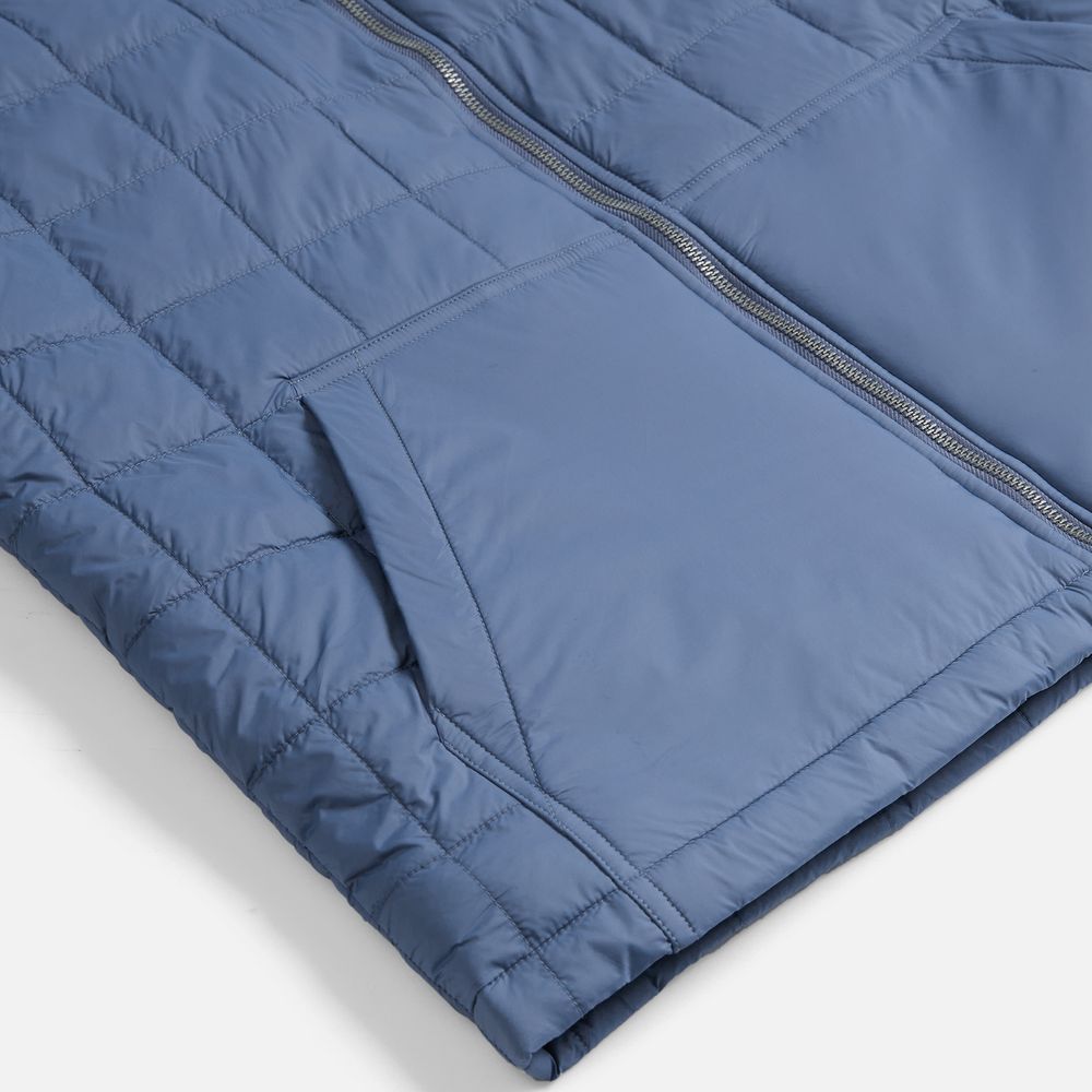 Жилет унисекс Warmbridge, синий (джинс) — изображение 4