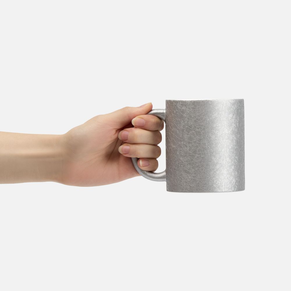 Кружка для сублимационной печати Sagredo, серебристая — изображение 3