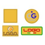 Шеврон из габардина Gabo S, желтый