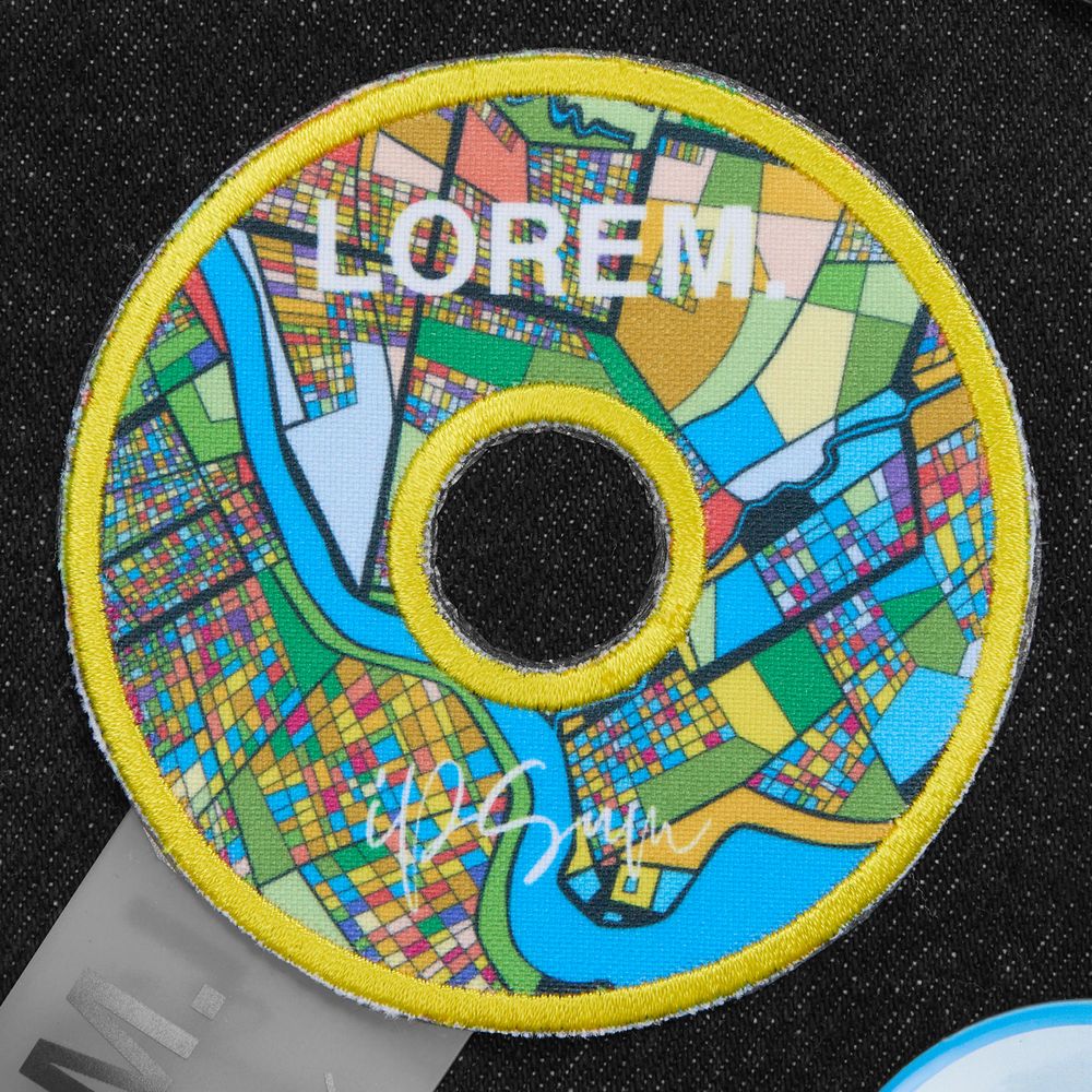 Шеврон из габардина Gabo M, белый — изображение 3