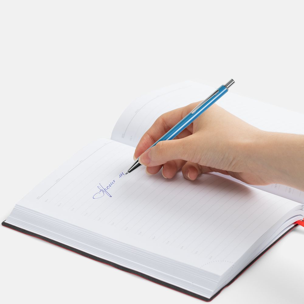 Ручка шариковая Mastermind, голубая — изображение 4