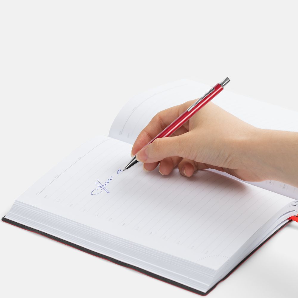 Ручка шариковая Mastermind, красная — изображение 4