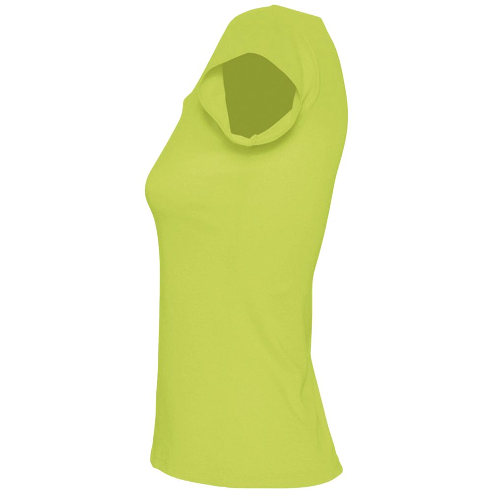 Футболка женская Melrose 150 с глубоким вырезом, зеленое яблоко — изображение 3