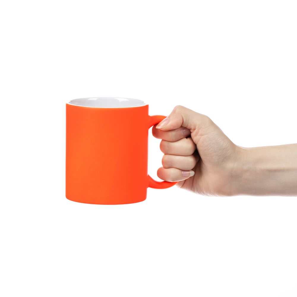 Кружка Colorido, оранжевый неон — изображение 3