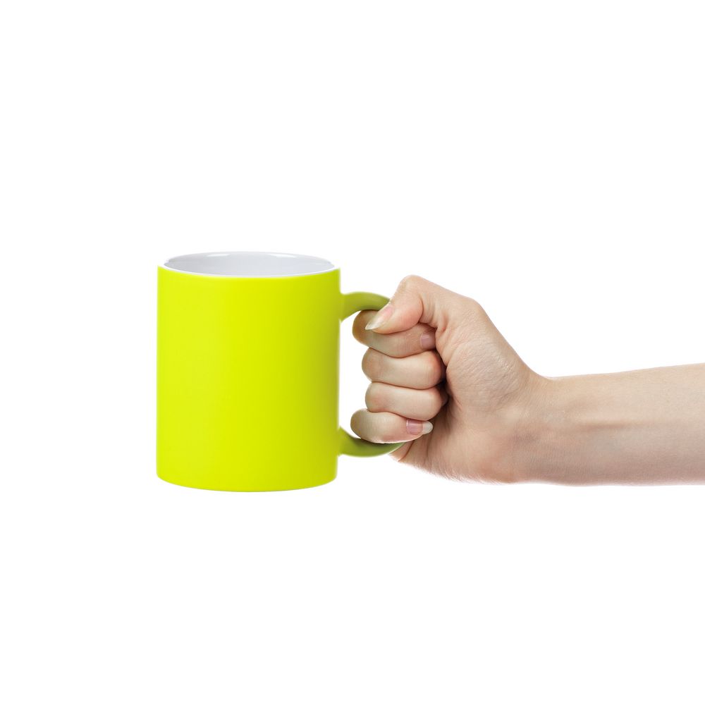 Кружка Colorido, желтый неон — изображение 3