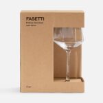 Набор из 2 бокалов для вина Fasetti