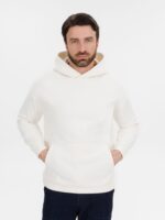 Худи оверсайз унисекс Snuggie, молочно-белое