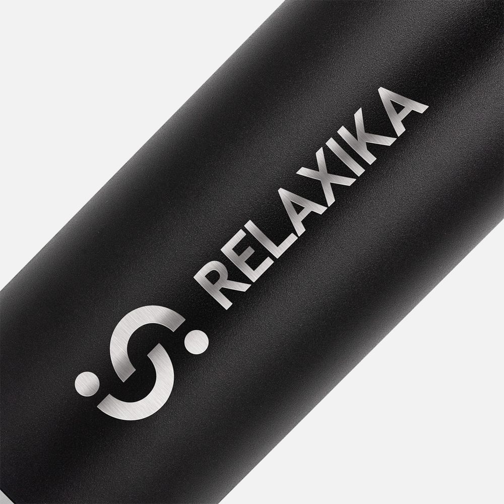 Термос Relaxika 1600 со стикерпаком, черный — изображение 7