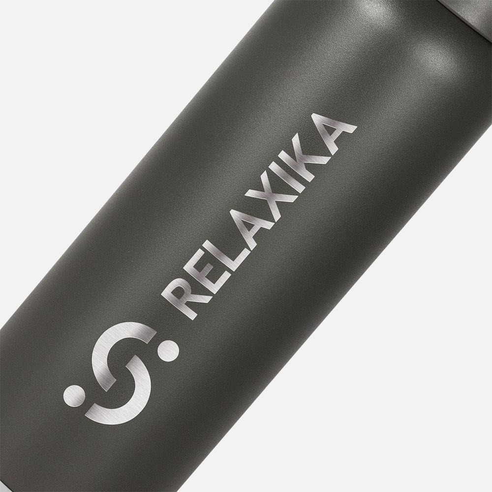 Термос Relaxika 1000 со стикерпаком, хаки — изображение 7