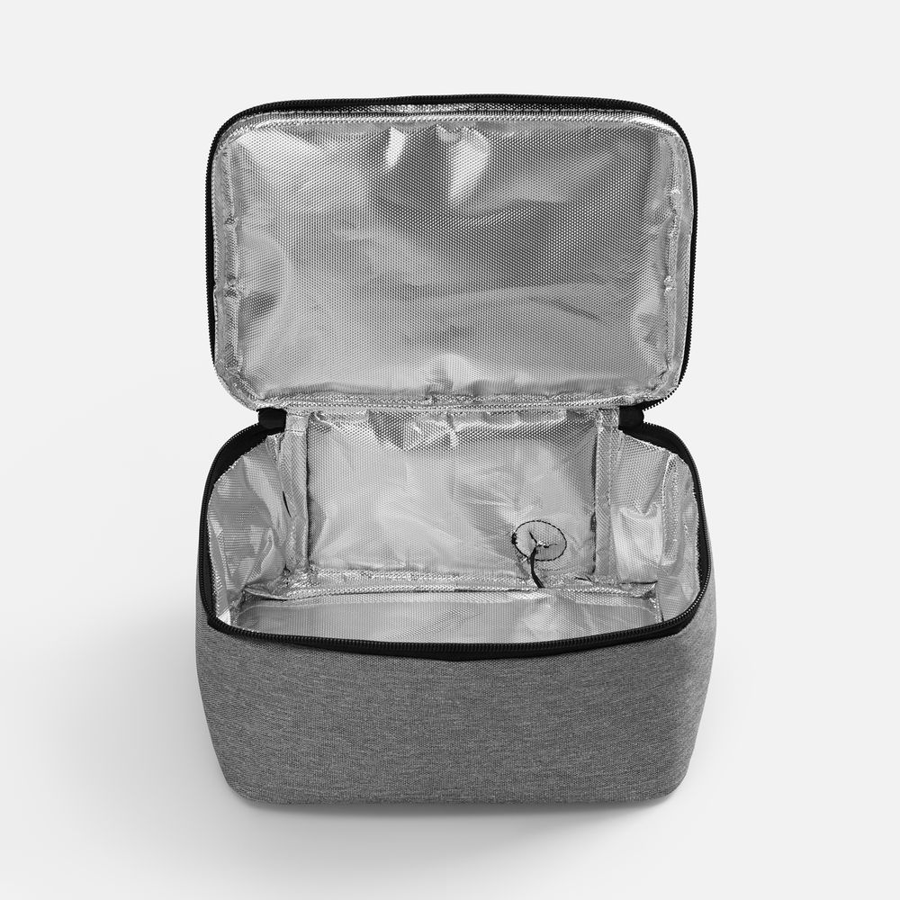 Изотермическая сумка с функцией подогрева Oneworld, серая — изображение 4