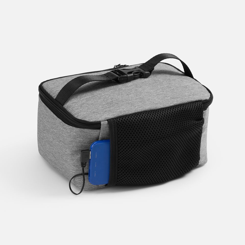 Изотермическая сумка с функцией подогрева Oneworld, серая — изображение 7