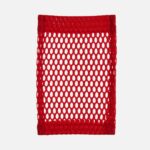 Карман из крупной сетки Pose, красный