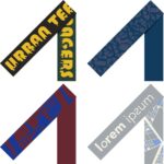 Шарф Tricksy Classic Net, XXL на заказ, акрил