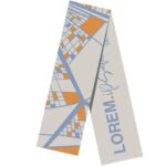 Шарф Tricksy Classic Net, XXL на заказ, полушерсть