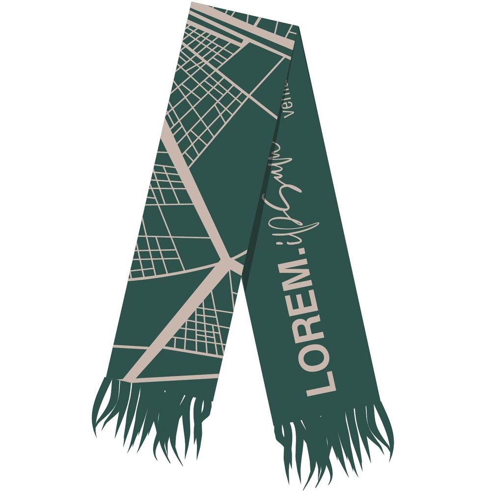 Шарф Tricksy Classic Net, XXL на заказ, полушерсть — изображение 2