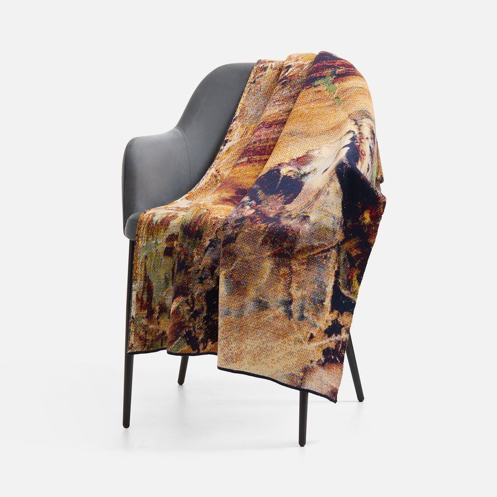 Плед Multicolor Net на заказ, S, полушерсть — изображение 3