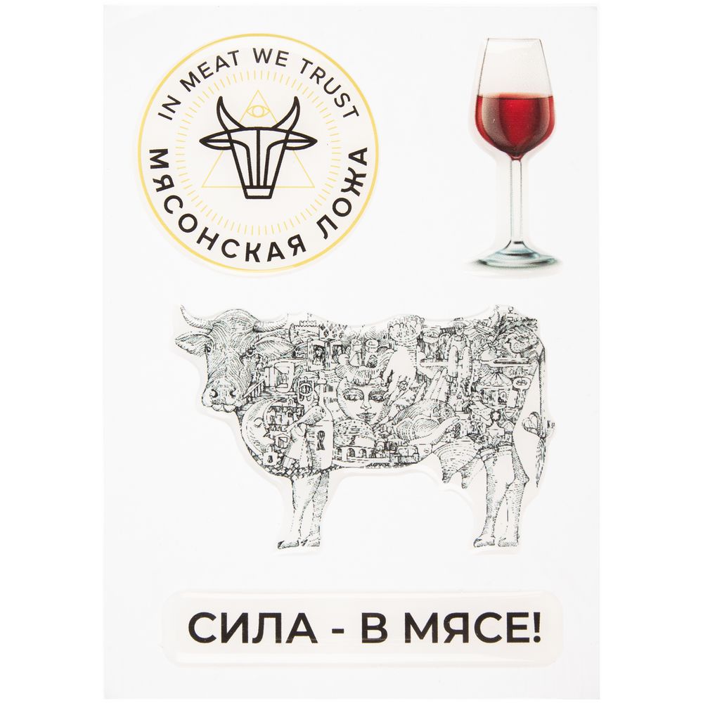 Объемные наклейки под смолой Sticker Pack на заказ — изображение 2