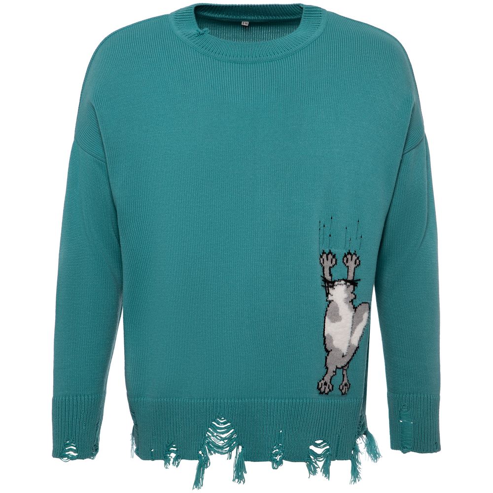 Свитер оверсайз Tricksy Net Grunge на заказ, акрил — изображение 6