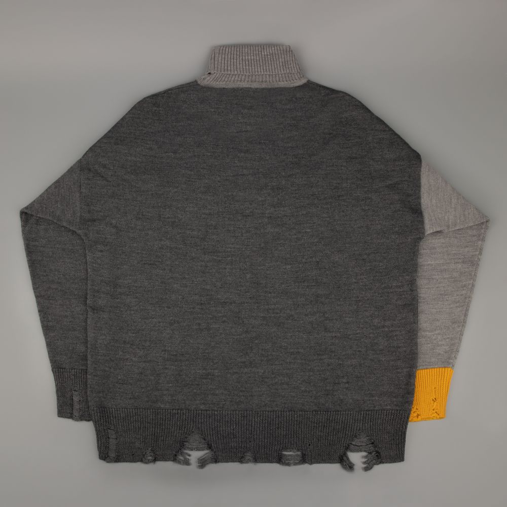 Свитер оверсайз Tricksy Net Grunge на заказ, полушерсть — изображение 5