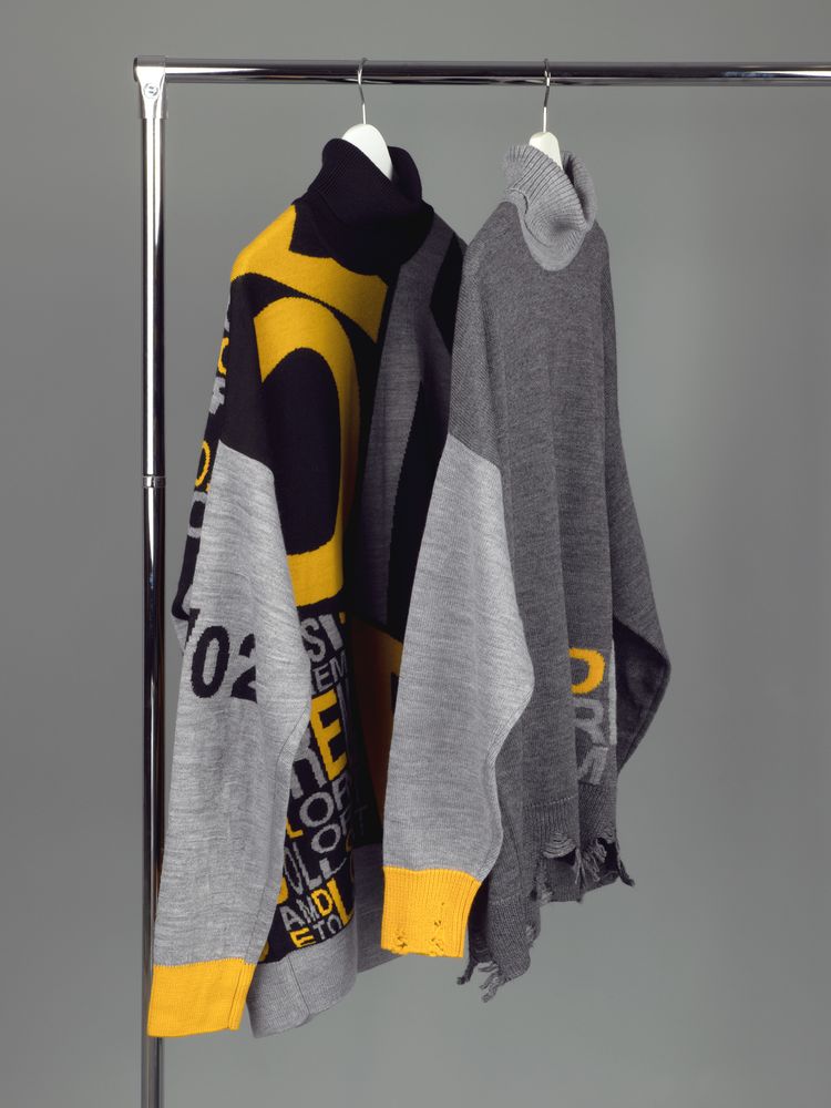 Свитер оверсайз Tricksy Net Grunge на заказ, полушерсть — изображение 9