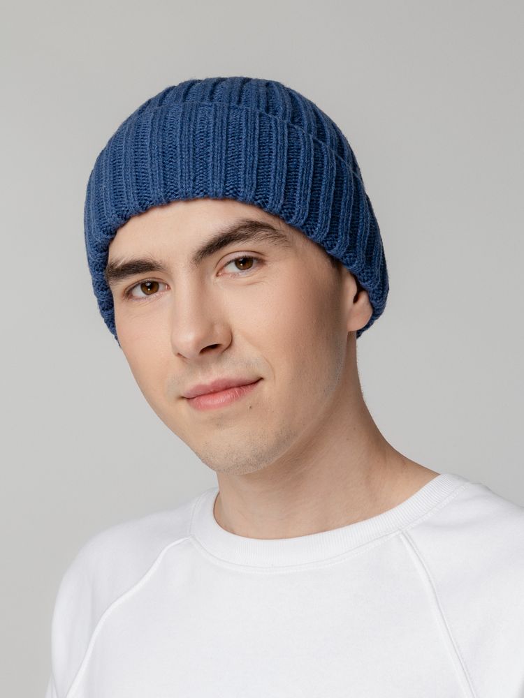 Шапка Uni, синяя — изображение 5