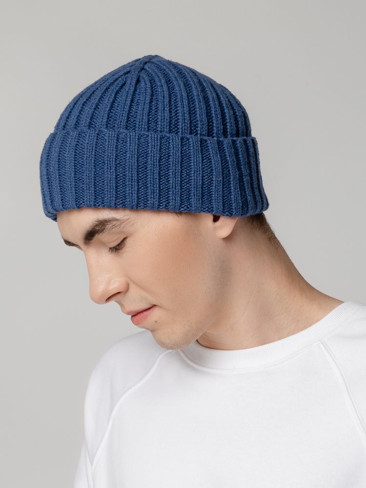 Шапка Uni, синяя — изображение 6