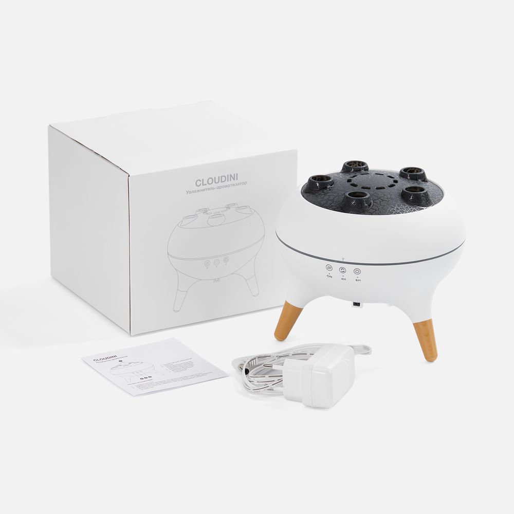 Увлажнитель-ароматизатор Cloudini, белый — изображение 6