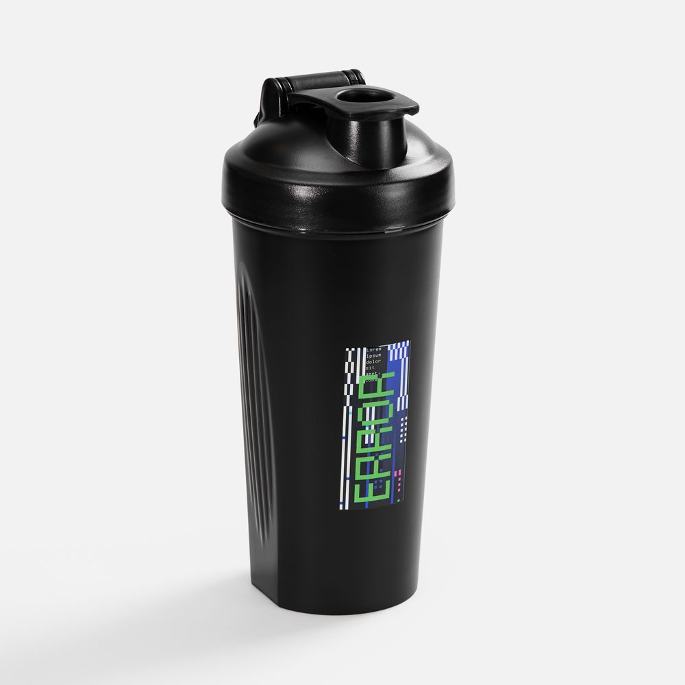 Спортивный шейкер Shake It Easy, черный — изображение 2