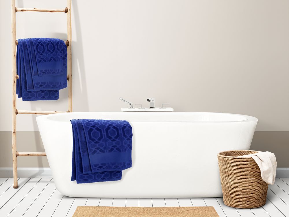 Полотенце Velin, большое, синее — изображение 2