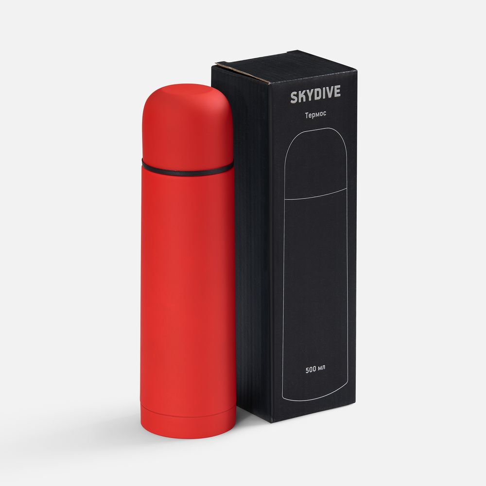 Термос Skydive, ver.2, красный — изображение 7