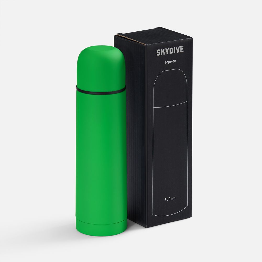 Термос Skydive, ver.2, зеленый — изображение 7