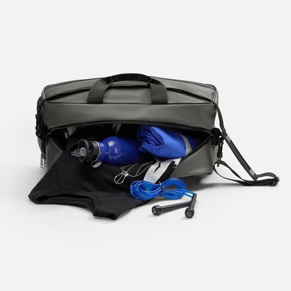Спортивная сумка Atlantes, серая с черным — изображение 8