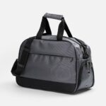 Спортивная сумка Atlantes, светло-серая с черным