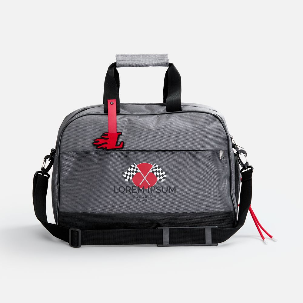 Спортивная сумка Atlantes, серая с черным — изображение 3