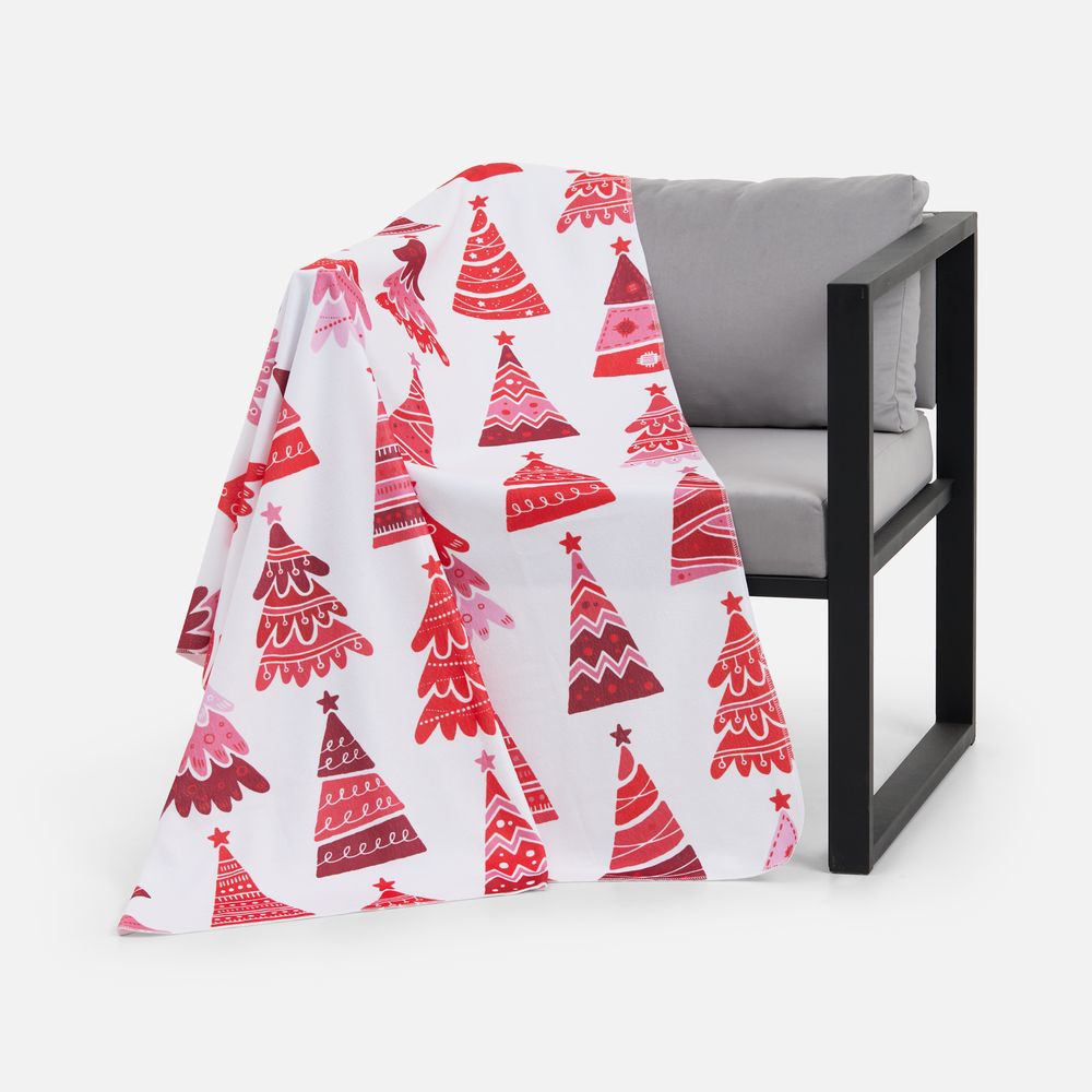 Флисовый плед Imaginario, красный — изображение 4