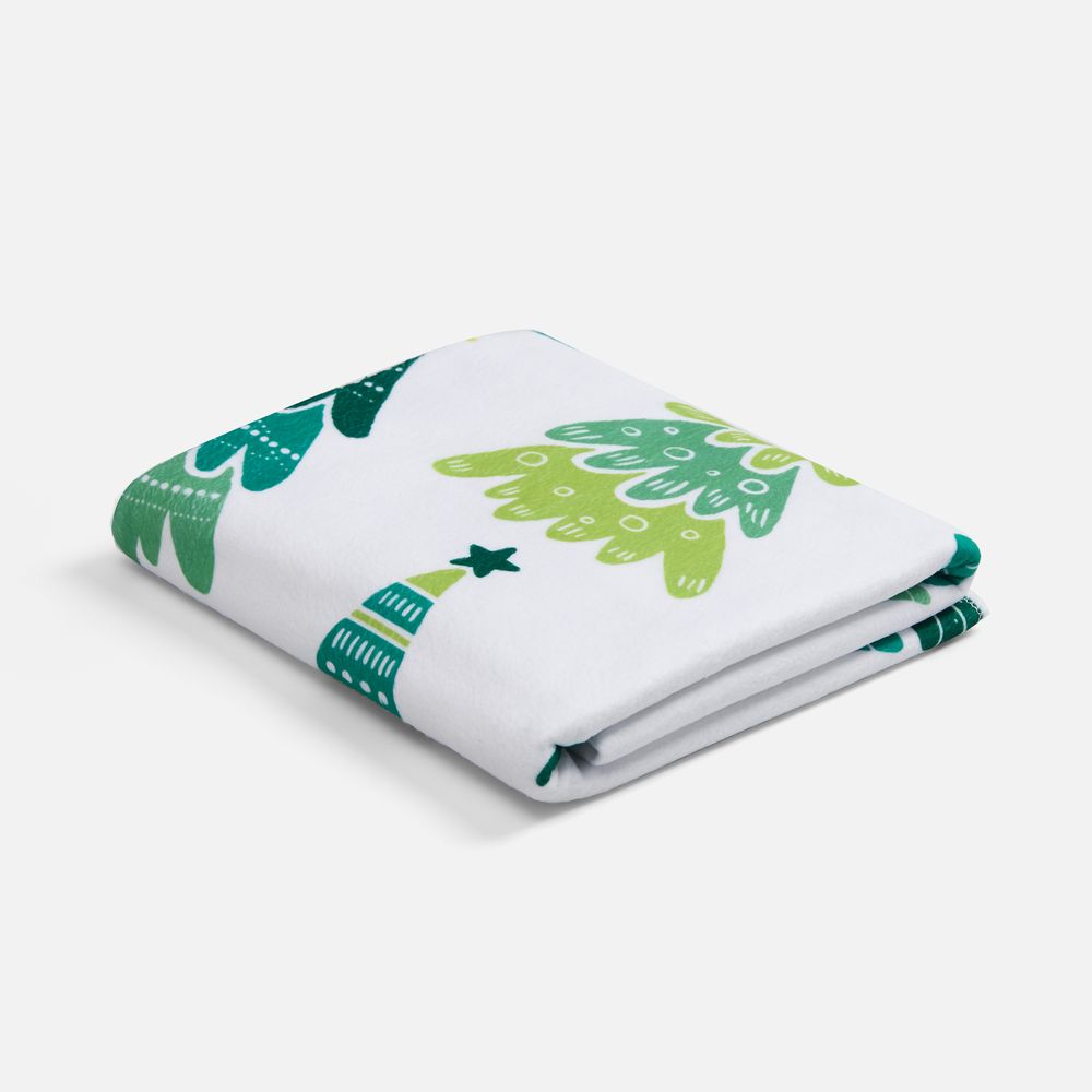 Флисовый плед Imaginario, зеленый — изображение 3